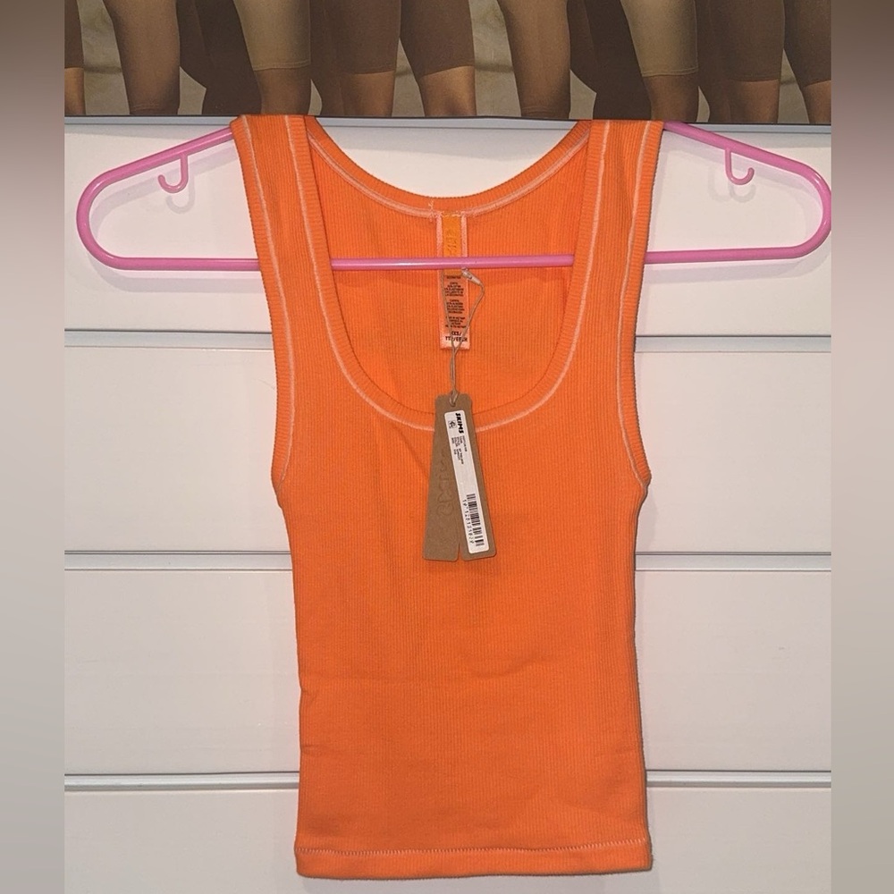 Skims xxs orange tank top women’s NEW WITH TAGS limited edition summerdrop/color